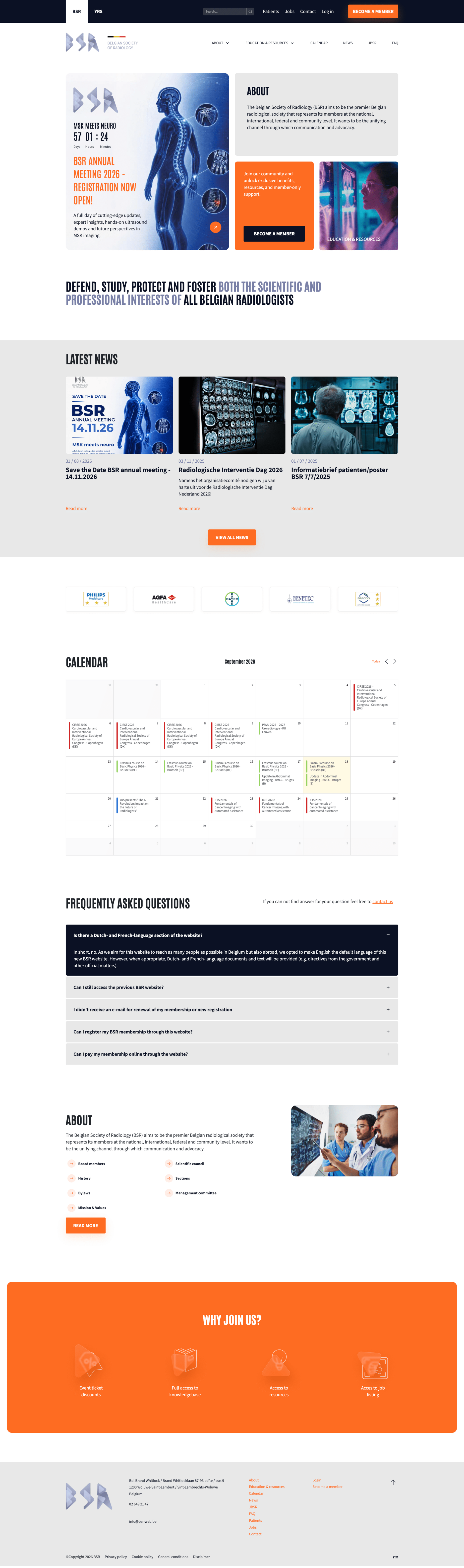 Desktop screenshot BSR
